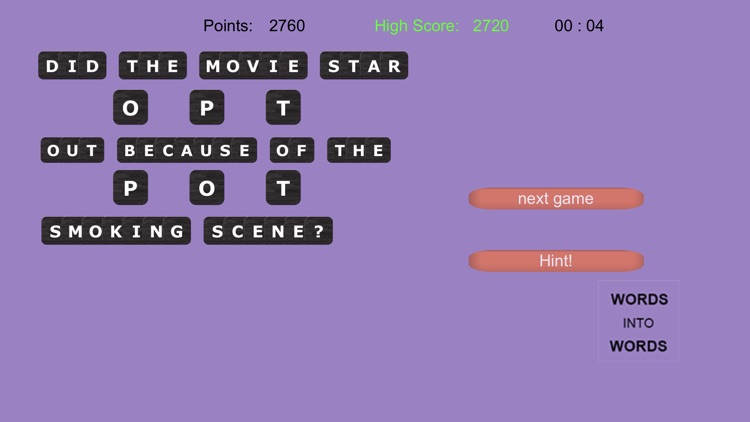 WORDS into WORDS screenshot-0