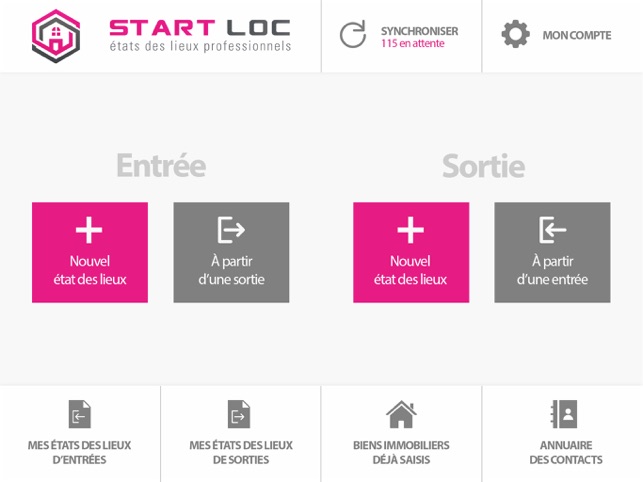 StartLoc état des lieux