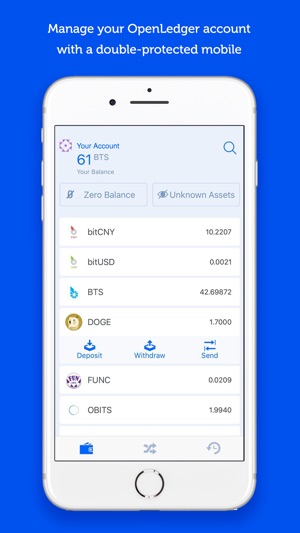 OpenLedger DEX Mobile Wallet