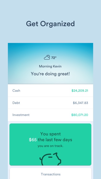 Clarity Money - Budget Planner screenshot-0