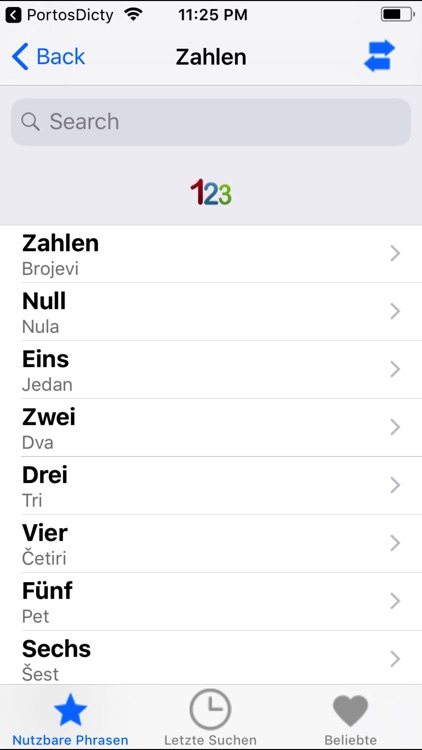 PortosDictyDeu-cro Phrasen screenshot-3