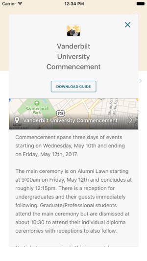 Vanderbilt Event Guides(圖3)-速報App