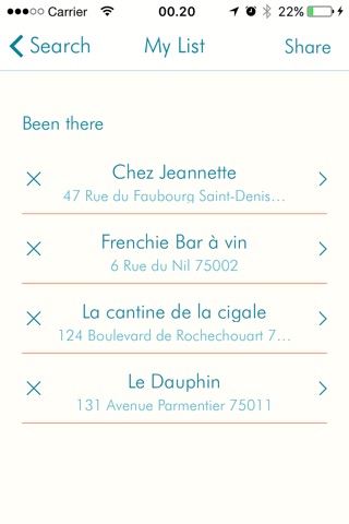 ParisEats - curated selection of Paris restaurants screenshot 4