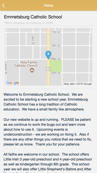 Emmetsburg Catholic School screenshot 2