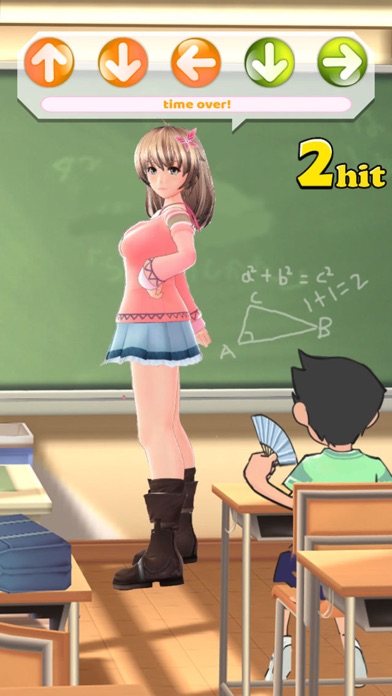 Girl Clean Blackboard screenshot 3