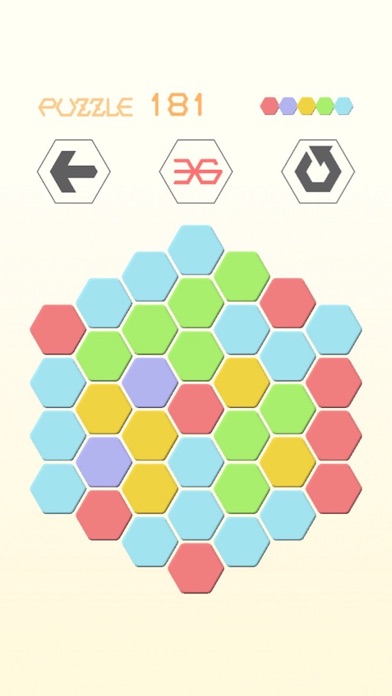 頭が良くなる六角形パズル - GON screenshot 4