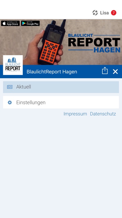 BlaulichtReport Hagen