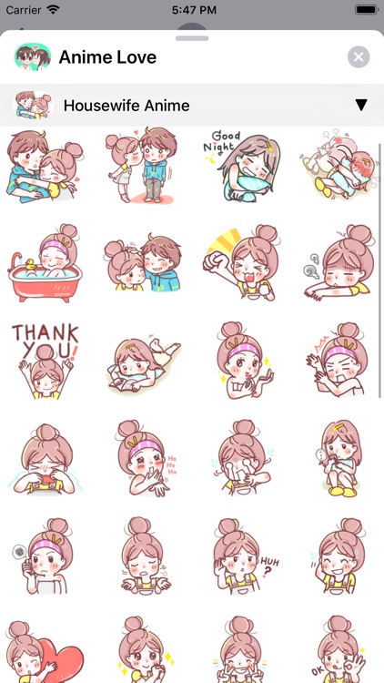 Anime Love Sticker