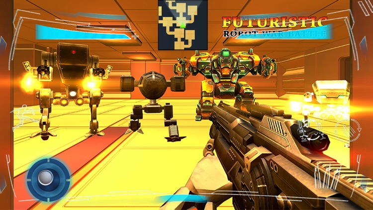 Futuristic Robot War Batle Pro screenshot-3