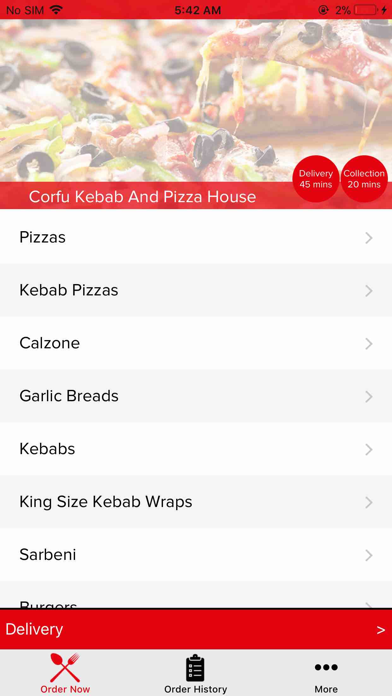 How to cancel & delete Corfu Kebab And Pizza House from iphone & ipad 1