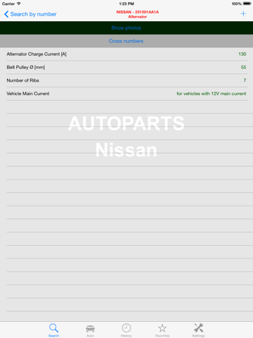 Скриншот из Autoparts for Nissan