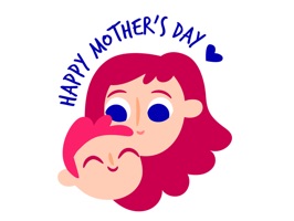 Mothers Day Stickers is more beautiful way to say "I love you mom"
