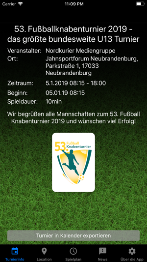 53. Fußball Knabenturnier 2019(圖2)-速報App