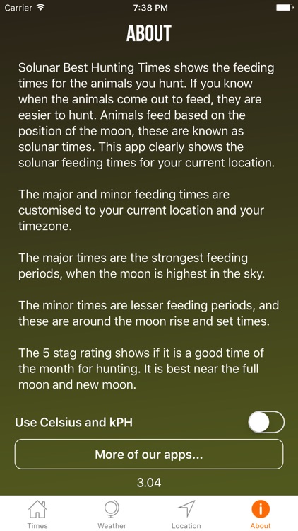 Solunar Best Hunting Times screenshot-4