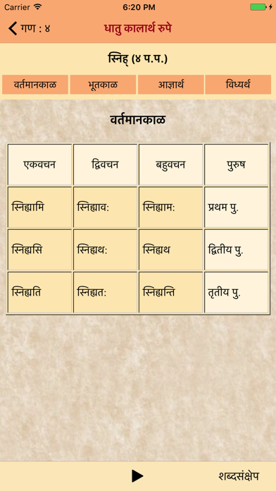 संस्कृत-व्याकरण screenshot 3