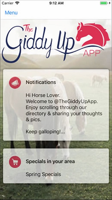 The Giddy Up App screenshot 3