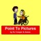 Point to Pictures (PTP) is an Augmentative Communication *training* app designed for those persons *learning* to point/select a picture on an iPad in order to *get* that item in real life, and thus might help those that might eventually use the iPad to communicate via pictures and/or text