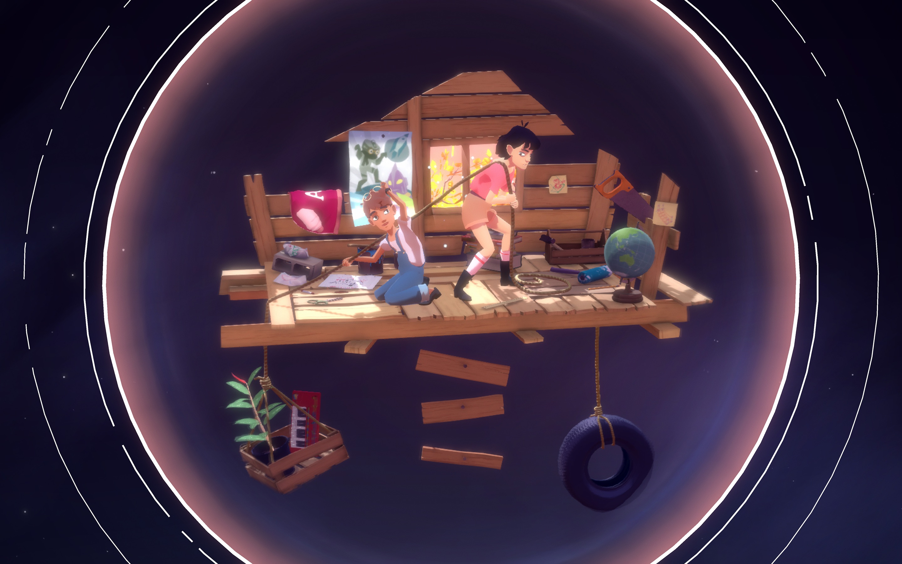 Screenshot do app The Gardens Between