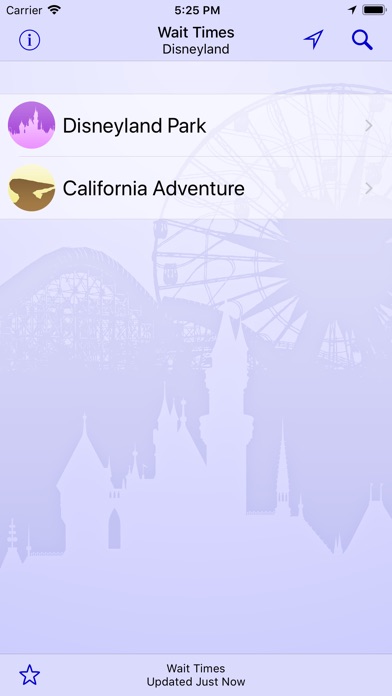 Wait Times at Disneyland screenshot1