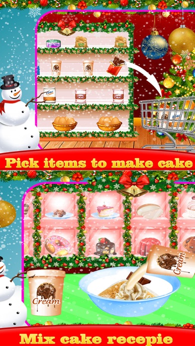 Christmas Sweet Cake Maker screenshot 2