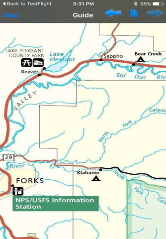 Olympic National Park - GPS Map Navigator screenshot 2