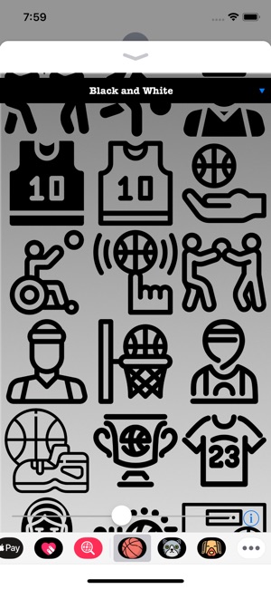 HD Basketball Stickers(圖3)-速報App