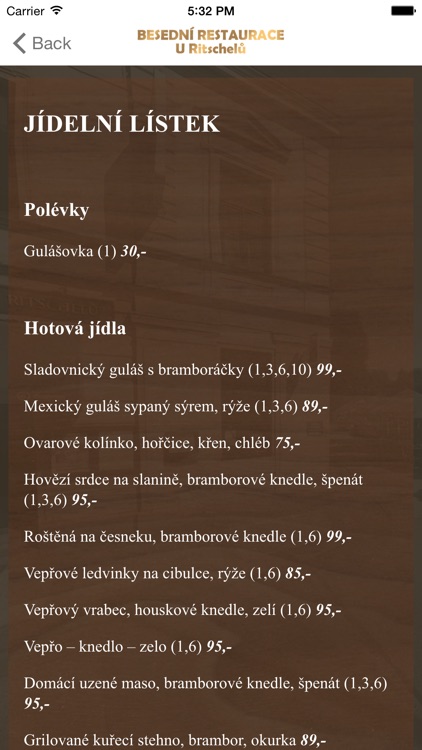 Besední restaurace u Ritschelů