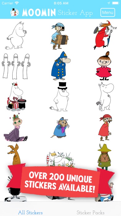 Moomin Sticker App screenshot 4