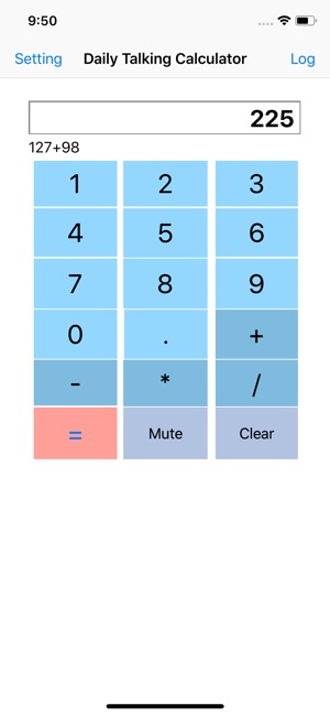 Daily Talking Calculator