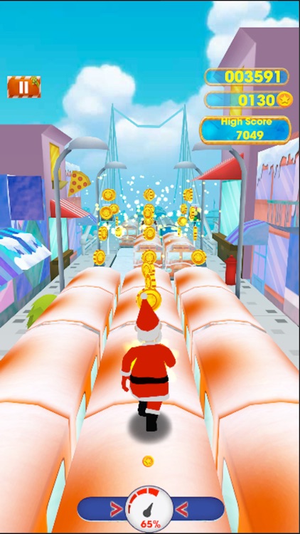 Happy Santa Christmas 3D Run screenshot-3