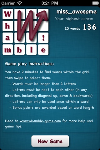 Whamble - Word Search, Spell & Swipe Contest screenshot 4