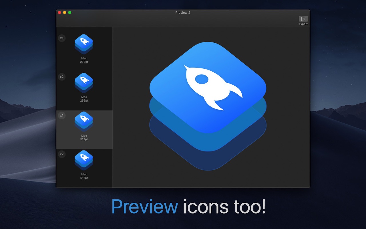 IconKit 10.1.2 Mac 破解版 图标快速生成工具