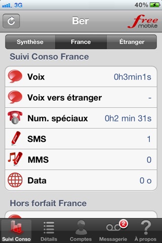 Free Mobile - Mon compte screenshot 2