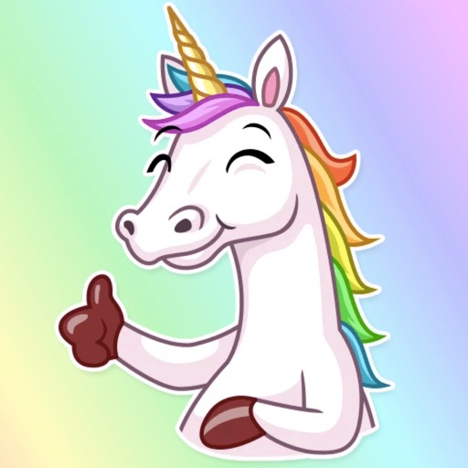 The Best Unicorn! Stickers