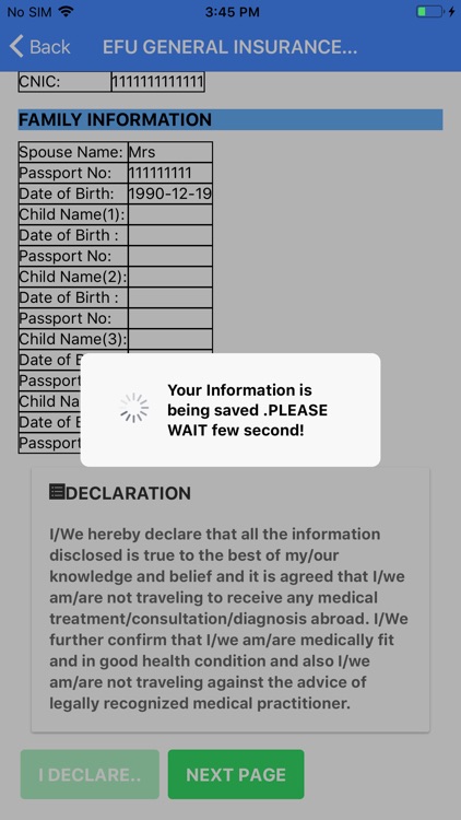 EFU TRAVEL INSURANCE screenshot-5