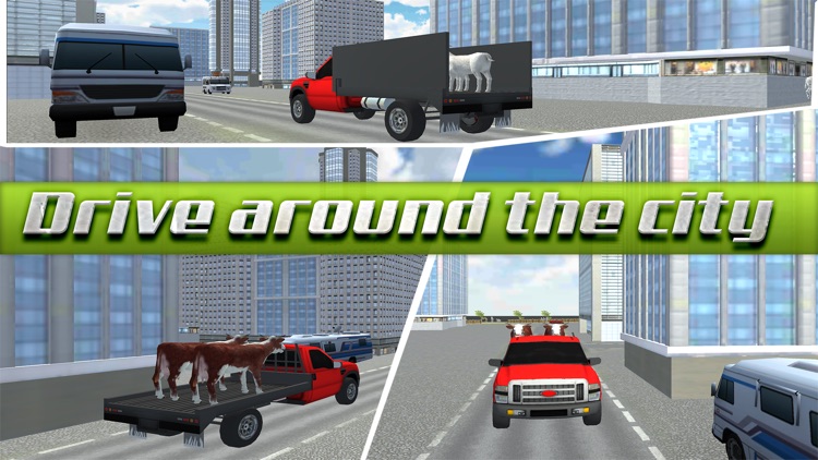 City Animal Transporter Truck 3D