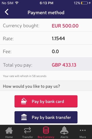 TorFX Money Transfer screenshot 4