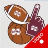 Mississippi St Bulldogs Animated Selfie Stickers