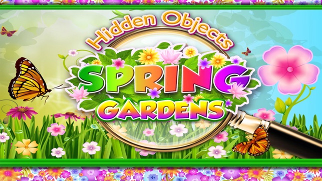 Hidden Object Spring Gardens & Spy Easte