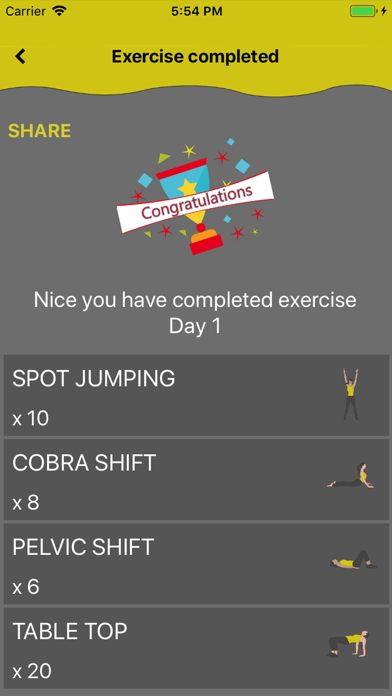 Height Workout Fitness App screenshot 2