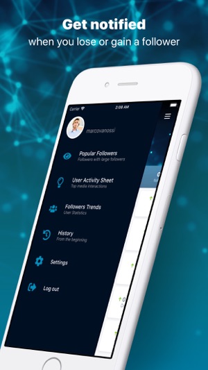 Blue Charts App For Twitter