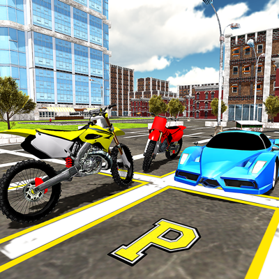 Bike Race & Motorcycle Parking