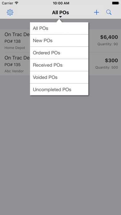 PO Tracker from OnTrac Mobile screenshot 2