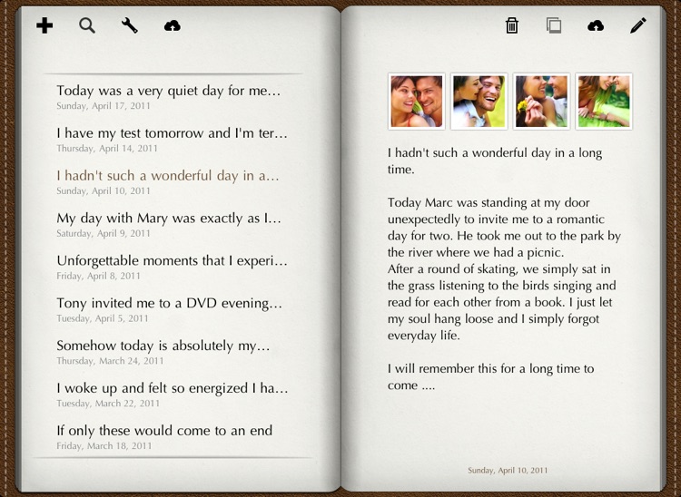 Diary for iPad