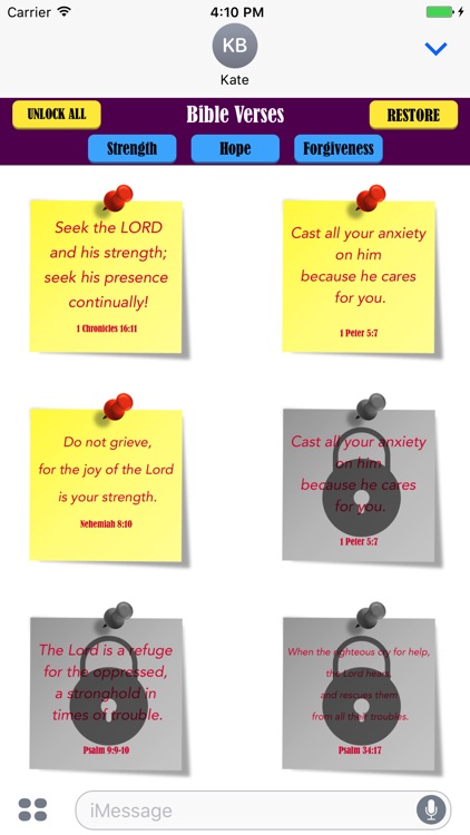 Bible Verses Sticky Notes