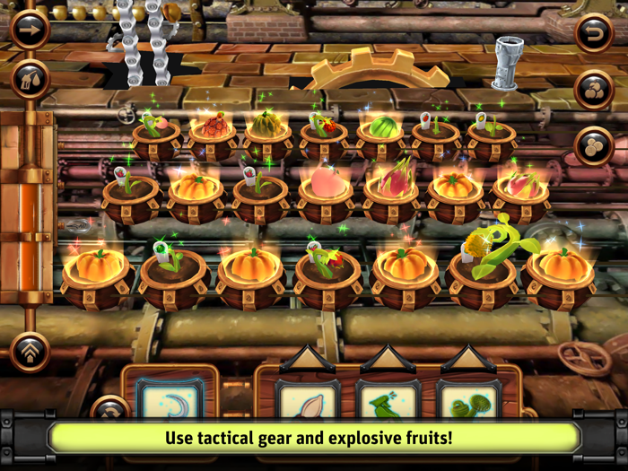 Steampumpkins Catapult Action