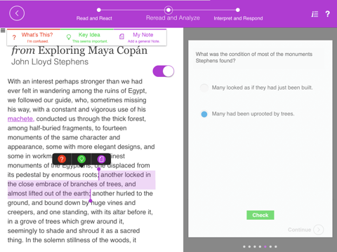 HMH Close Reads: Grades 11–12 screenshot 3