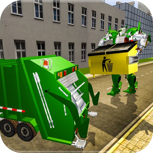 Garbage Truck Robot Transform icon