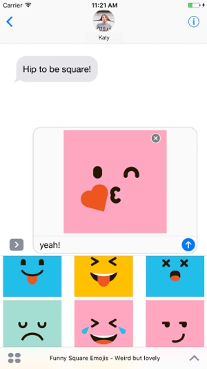 Funny Square Emojis - Weird but lovely(圖2)-速報App