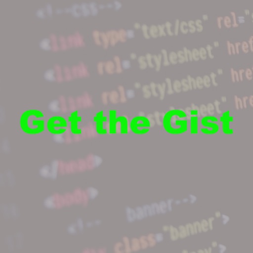 Get the Gist iOS App